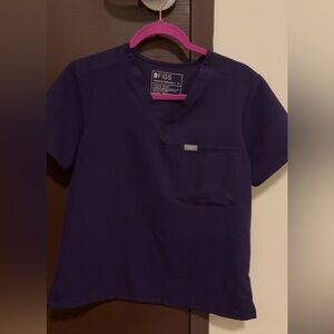 Figs Purple Jam Catarina Scrub Top